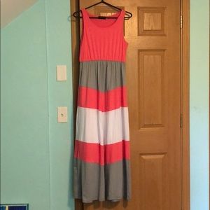 Multi color maxi dress